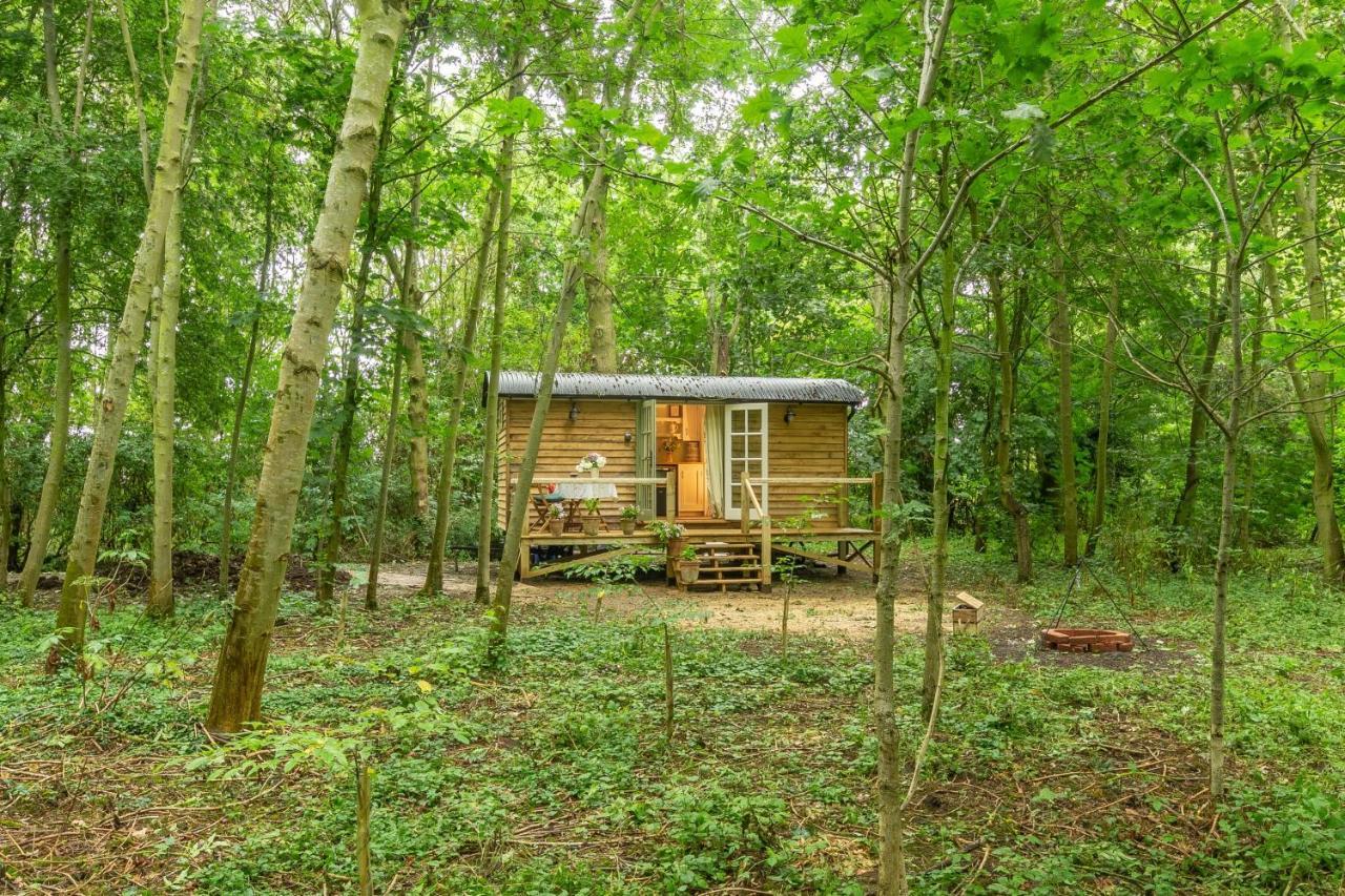 Woodland Retreat Shepherds Hut Villa Brundish Exterior foto